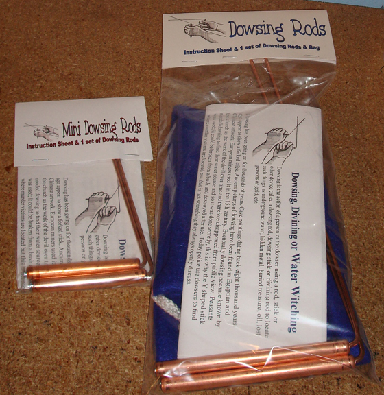 Dowsing Rods w/ Bag & Minis